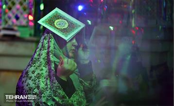 احیای شب بیست‌ویکم ماه رمضان امامزاده پنج تن لویزان 23