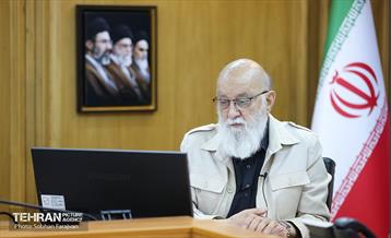 سخنرانی برخط رئیس شورای اسلامی شهر تهران در اجلاس بریکس 10