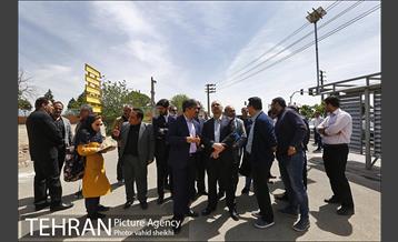 بازدید مدیر کل دفتر شهردار تهران از منطقه 21 16