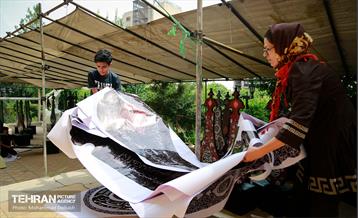 کارگاه ساخت علامت های عاشورایی