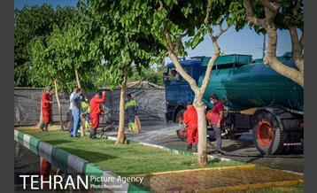 اقدامات شهرداری منطقه ۲۰ در نماز عید فطر حرم حضرت عبدالعظیم حسنی(ع) 6