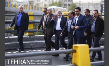 بازدید و آیین بهره برداری از قطعه شمالی و پایانی بزرگراه شهید صیاد شیرازی 6