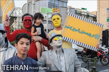 اجراهای خیابانی کمپین از خودمان شروع کنیم 21