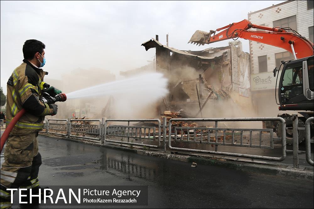 تخریب پاساژ توحید 2