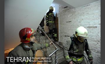 آتش سوزی در ساختمان سینوهه 3