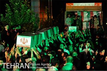 مراسم وداع با 150 شهید دوران دفاع مقدس 66