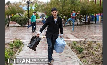 روز طبیعت بارانی در بوستان رازی 22