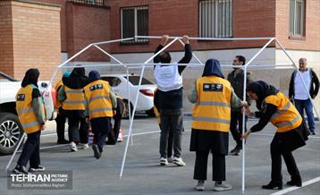 تمرین زلزله و ایمنی در منطقه ۲۲ 13