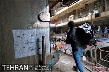 تخلیه اجناس مغازه های باقی مانده ساختمان پلاسکو -2 5