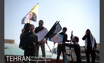 راهپیمایی ضدآمریکایی نمازگزاران جمعه تهران 21