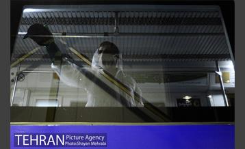 عملیات ضد عفونی کردن مترو تهران 13