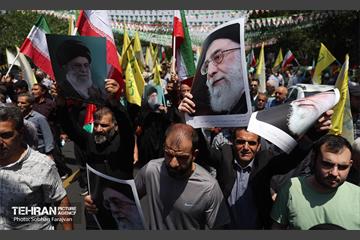 راهپیمایی مردمی علیه تهاجم رژیم صهیونیستی به ایران 28