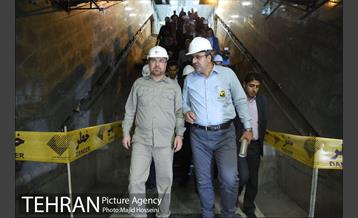 بازدید شهردار تهران از پایانه خط 6 مترو تهران -2 1