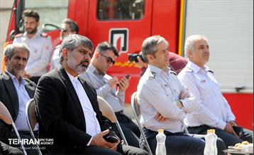 آیین کلنگ‌زنی ایستگاه آتش‌نشانی 6