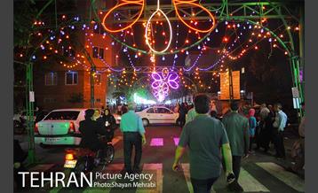 خیابان های تهران در شب میلاد امام زمان (عج) 5