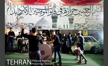 عزاداری شب پنجم ماه محرم در محله گرگان 12