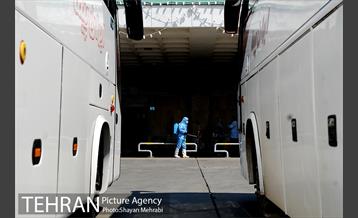 ضد عفونی پایانه مسافربری غرب 20