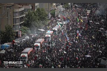 تشییع شهدای اقتدار ملی در تهران 5