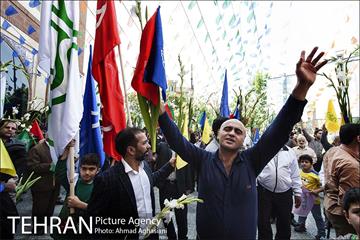 راهپیمایی دسته های شادی به مناسبت ولادت حضرت امیرالمومنین(ع) 25