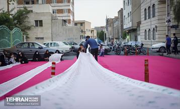 توزیع ۷۰۰۰ بسته افطاری ساده در ۳ محله منطقه۱۶