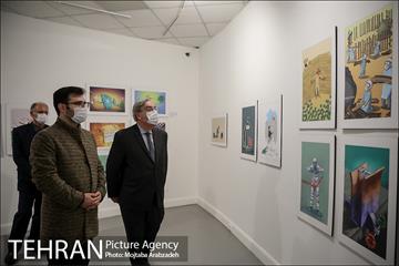 بازدید سفیر فرانسه از نمایشگاه تهران از منظر هنرمندان 17