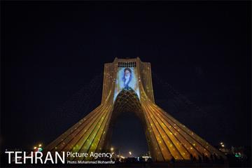 نور افشانی برج آزادی به مناسبت سالگرد پیروزی انقلاب اسلامی 2