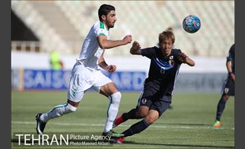 دیدار دو تیم عراق و ژاپن