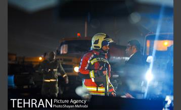 آتش سوزی در مخزن سوخت پالایشگاه تهران 10