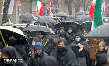 مراسم تشییع و تدفین شهید گمنام در بوستان ولایت 41