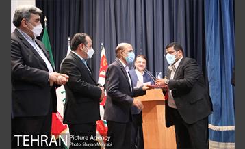 آیین تقدیر از آتش نشانان حریق پالایشگاه تهران 35