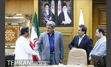 دیدار هیئت بلند پایه عمانی با شهردار تهران 1