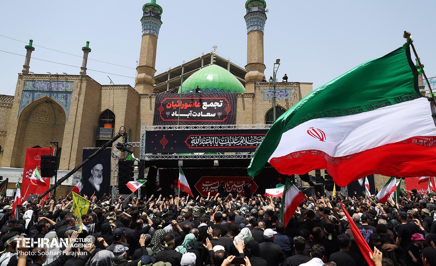 دسته عزاداری دانشگاه امام صادق(ع) در ظهر عاشورا 7