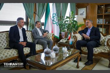 دیدار سرپرست فدراسیون فوتبال با شهردار تهران 2