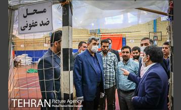 بازدید دکتر حناچى از فعالیت هاى گروه هاى مردمى و جهادى 14