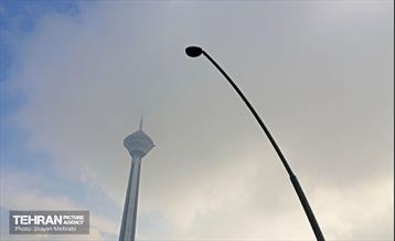 تهران برفی از نمای برج میلاد 23