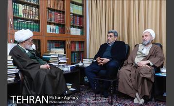 دیدار شهردار تهران با آیت الله العظمی بیات زنجانی  8
