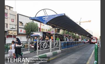 فعالیت شبانه روزی BRT تهران 1