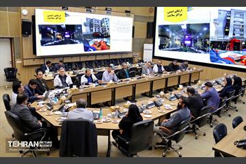 حضور مدیرکل سرمایه انسانی شهرداری تهران در ستاد مدیریت بحران شهرداری تهران 22