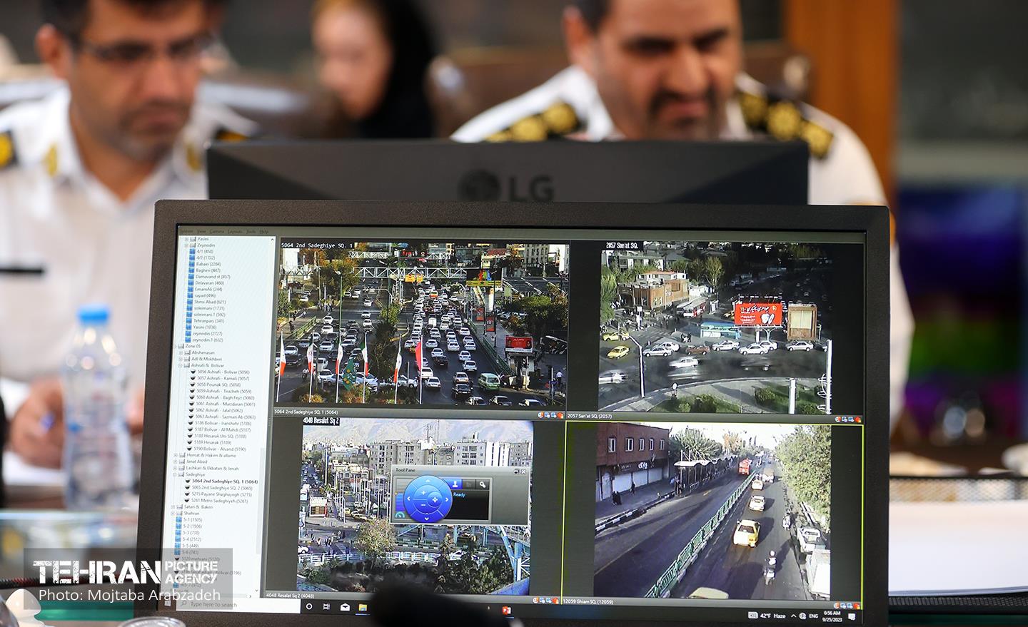 بازدید شهردار تهران از مرکز کنترل ترافیک تهران 19