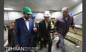 بازدید شهردار تهران از خط ۷ مترو  22