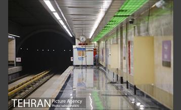 بازدید مدیرعامل متروی تهران از بخش میانی خط 7 مترو 15