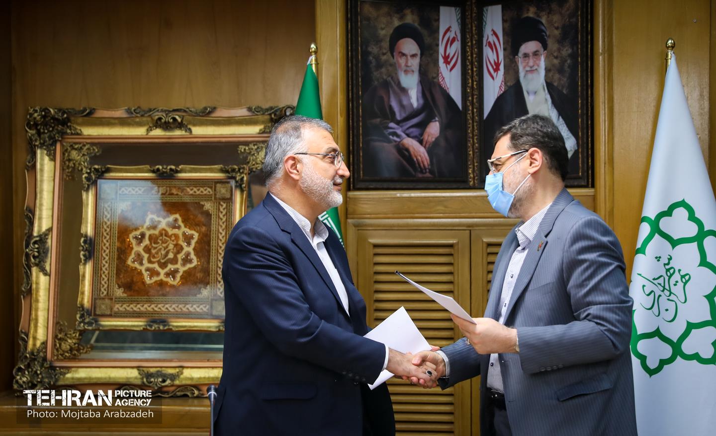 دیدار رییس بنیاد شهید و امور ایثارگران با شهردار تهران 17