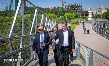 بازدید وزیر فرهنگ جمهوری آذربایجان از اراضی عباس آباد 8