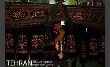 عزاداری شب پنجم ماه محرم در محله گرگان 5