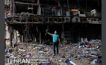 تخلیه اجناس مغازه های باقی مانده ساختمان پلاسکو -2 17