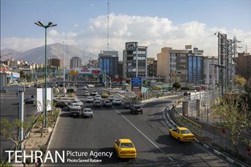 وضعیت ترافیکی خیابان های تهران پس از تعطیلات نوروز 1400
