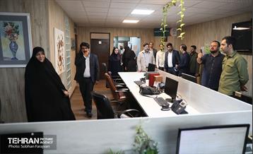 بازدید اعضا شورای شهر از مرکز ارتباطات شهرداری تهران 4