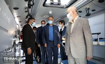 آیین رونمایی از ۱۱۰ دستگاه اتوبوس در ناوگان حمل و نقل عمومی 55