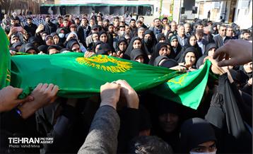 تشییع و تدفین شهید گمنام در دانشگاه فرهنگیان 13