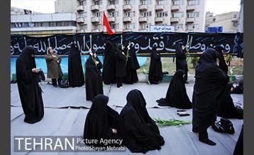 عزاداری شهادت حضرت زهرا(س) در میدان فاطمی  39